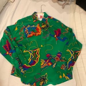 Very cool Ellen Tracy blouse, Size 10, first time selling something 😁😁😁.